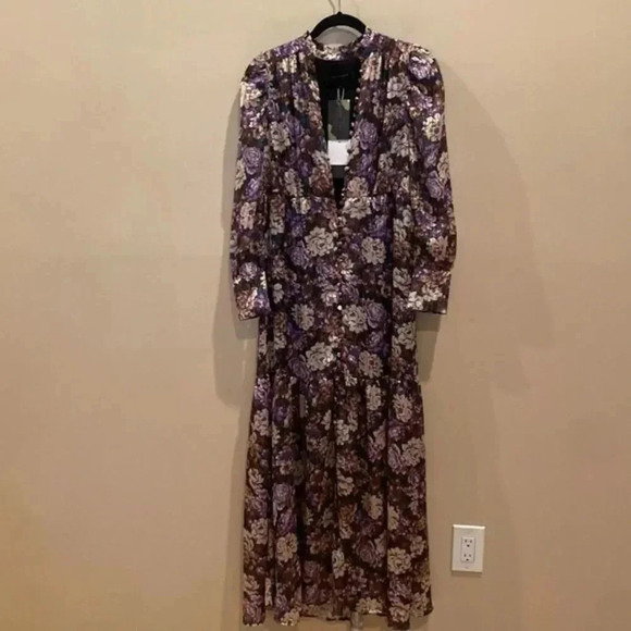 Birgitte Herskind Miley Metallic Maxi Dress 34
(NWT BR - Picture 3 of 8